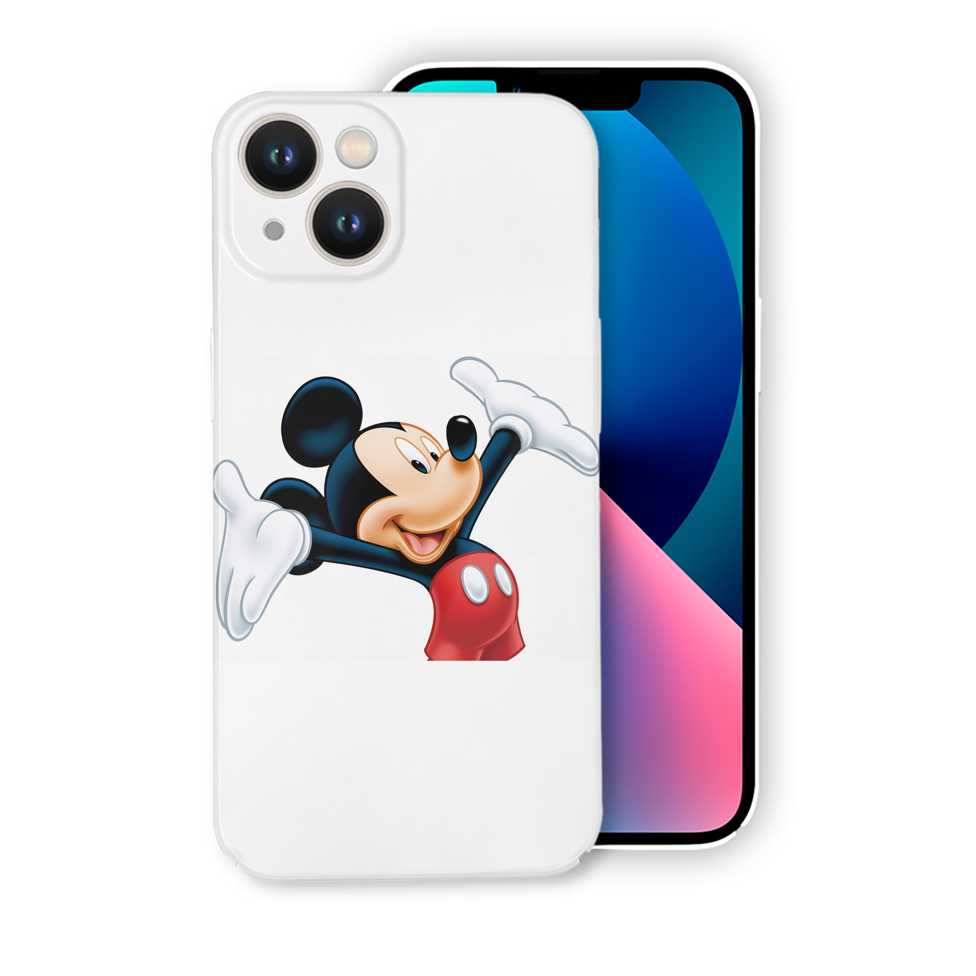 （画像用） ミッキーマウス Mickey Mouse 【iPhone 14シリーズ対応】ハードケース